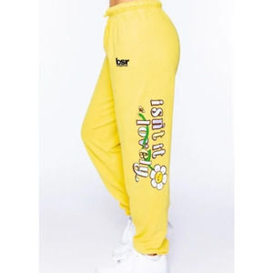 NIP REVOLVE BSR‎ Samii Ryan Isn't It Lovely Joggers Size Small